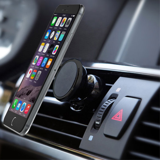 Universele Magneet telefoon houder ventilatierooster iPhone - Samsung Telefoon - Auto - Zwart