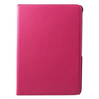 Lederen Litchi Grain iPad Pro 12.9-inch 2018 Hoes Draaibare Case met Cover - Roze