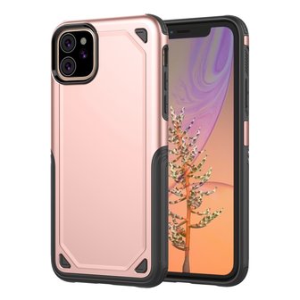 ProArmor protection hoesje bescherming iPhone 11 case - Rose gold - roze