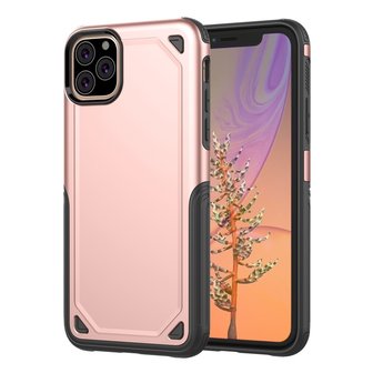 ProArmor protection hoesje bescherming iPhone 11 Pro Max case - Rose gold - roze