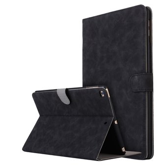 Bescherming 360 draai kunstleer hoes flip - iPad 2017 2018 - Zwart