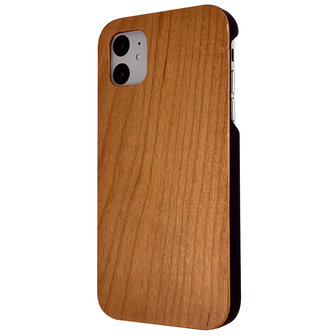 Kersenhout iPhone 11 hoesje - Echt hout Natuur