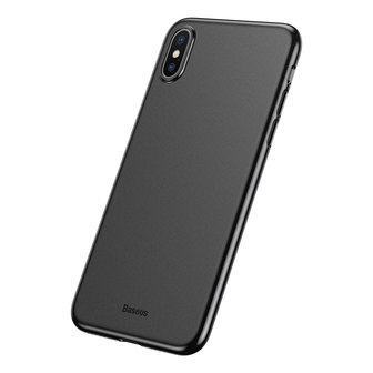 Baseus Wing iPhone X XS case Ultra dun Lichtgewicht - Zwart