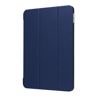 Just in Case Tri-fold hoes met slaap en waakfunctie iPad 9.7 2017 2018 - Donker blauw