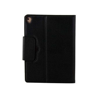 Just in Case Lederen Bluetooth Keyboard Case iPad 9.7 inch 2017 2018 - Zwart