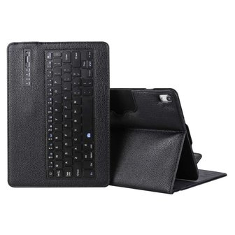 Just in Case Bluetooth Keyboard cover iPad Pro 11 2018 case - Zwart QWERTY