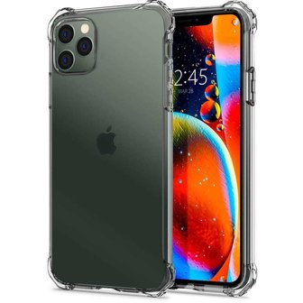 Spigen Rugged Crystal iPhone 11 Pro Case - Transparant Bescherming