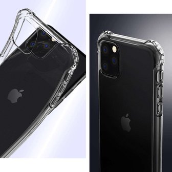 Spigen Rugged Crystal iPhone 11 Pro Case - Transparant Bescherming