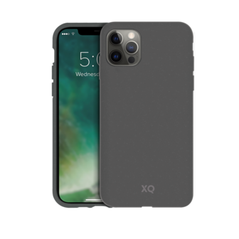 Xqisit Eco Flex Biologisch afbreekbaar en Anti Bacterieel hoesje voor iPhone 12 Pro Max - grijs
