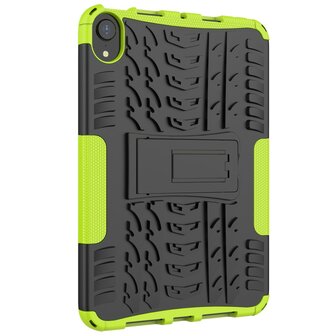 Shockproof TPU met stevig hoes voor iPad mini 6 - groen en zwart