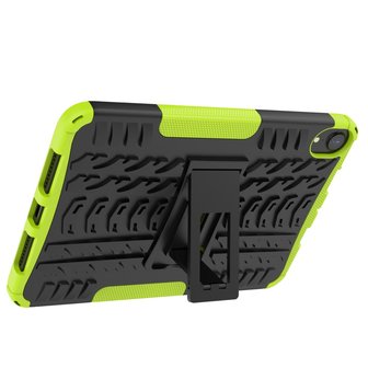 Shockproof TPU met stevig hoes voor iPad mini 6 - groen en zwart