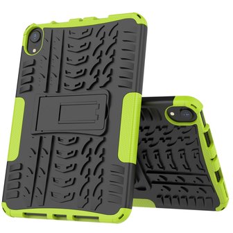 Shockproof TPU met stevig hoes voor iPad mini 6 - groen en zwart