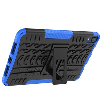 Shockproof TPU met stevig hoes voor iPad mini 6 - blauw en zwart