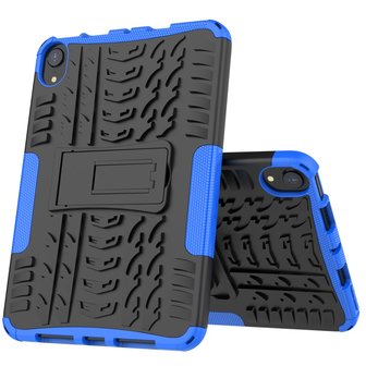 Shockproof TPU met stevig hoes voor iPad mini 6 - blauw en zwart
