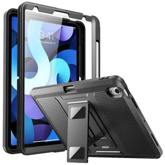 Just in Case Heavy Duty hoes voor iPad Air 4 10.9 2020 & iPad Air 5 2022 - zwart