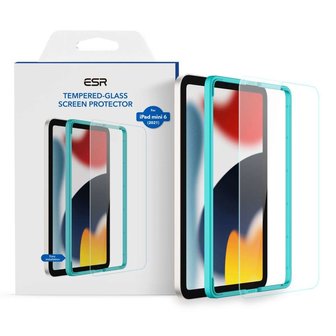 ESR Premium 9H Clear + Frame screenprotector voor iPad mini 6 - transparant