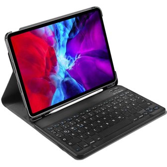 Just in Case Slimline Bluetooth Keyboard zakelijke hoes voor iPad Pro 11 (2018 2020 2021) - zwart