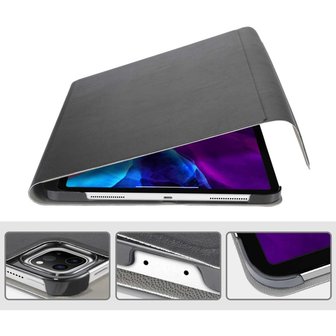 Just in Case Premium Bluetooth Keyboard QWERTY kunstleer hoes voor iPad Pro 12.9 (2018) - zwart