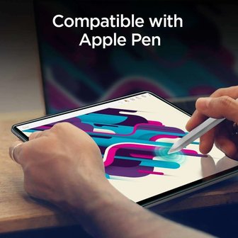 Spigen Glas tR Slim screenprotector voor iPad Pro 12.9 (2018 2020 2021 2022) - transparant