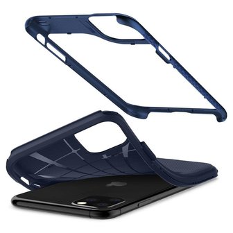 Spigen Hybrid NX TPU met Air Cushion hoesje voor iPhone 11 Pro - blauw