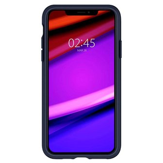 Spigen Hybrid NX TPU met Air Cushion hoesje voor iPhone 11 Pro - blauw