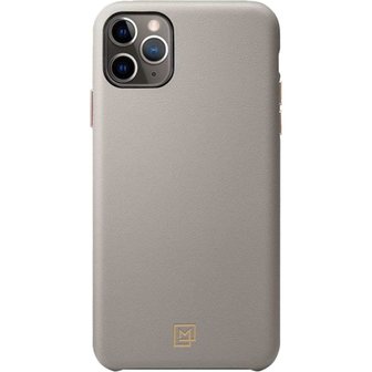 Spigen La Manon Calin kunstleer hoesje voor iPhone 11 Pro - grijs