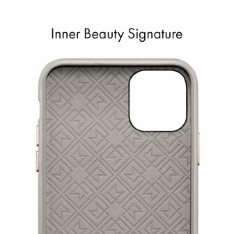 Spigen La Manon Calin kunstleer hoesje voor iPhone 11 Pro - grijs