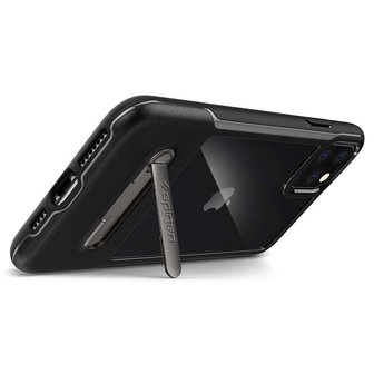 Spigen Slim Armor PU met Air Cushion hoesje voor iPhone 11 Pro - zwart