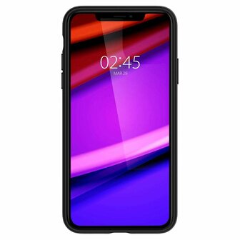 Spigen Slim Armor PU met Air Cushion hoesje voor iPhone 11 Pro - zwart