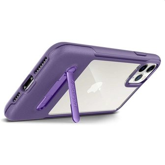 Spigen Slim Armor PU met Air Cushion hoesje voor iPhone 11 Pro - paars