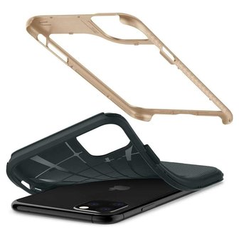 Spigen Hybrid NX TPU met Air Cushion hoesje voor iPhone 11 Pro Max - groen