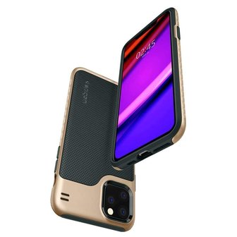 Spigen Hybrid NX TPU met Air Cushion hoesje voor iPhone 11 Pro Max - groen
