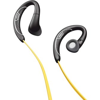 Jabra oortjes sport earphones oorhaken oordopjes aux - Zwart Geel