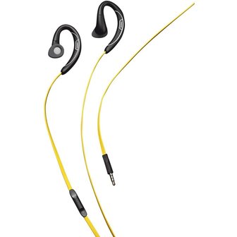 Jabra oortjes sport earphones oorhaken oordopjes aux - Zwart Geel