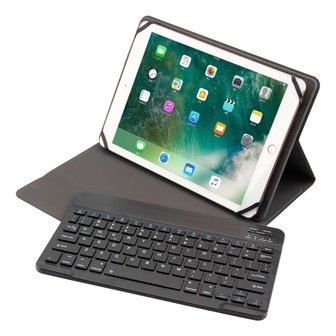 Universele QWERTY Bluetooth toetsenbord Just in Case - 9 to 10.5 inch - Zwarte beschermhoes Tablet