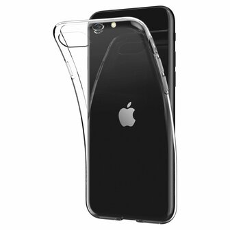 Spigen Crystal Flex TPU hoesje voor iPhone 7, iPhone 8 en iPhone SE 2020 SE 2022 - transparant