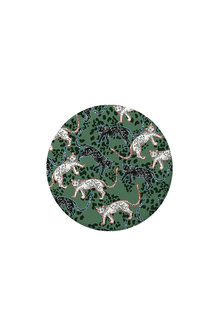 Richmond & Finch PopGrip Houder Handgreep Luipaarddesign - Groen