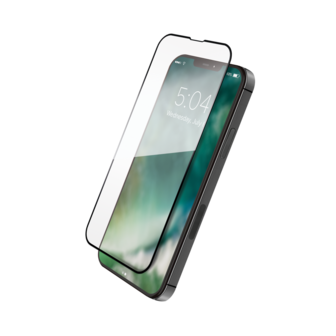 Xqisit Tough Glass E2E screenprotector voor iPhone 13 mini - transparant