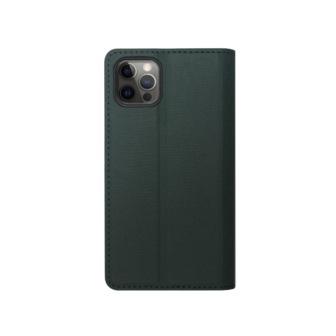Xqisit Eco Wallet Selection Anti Bac biologisch afbreekbaar hoesje iPhone 12 iPhone 12 Pro - groen