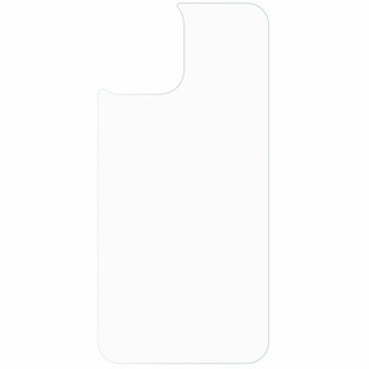 Just in Case Back Cover Tempered Glass voor iPhone 12 en iPhone 12 Pro - gehard glas