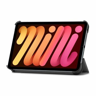 Just in Case Trifold Case hoes voor iPad mini 6 - grijs