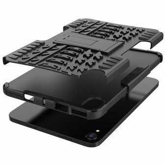 Just in Case Rugged Hybrid Case hoes voor iPad mini 6 - zwart