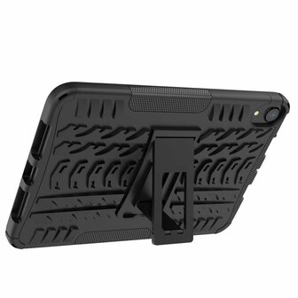 Just in Case Rugged Hybrid Case hoes voor iPad mini 6 - zwart