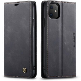 Caseme Retro Wallet Case hoesje voor iPhone 11 - zwart