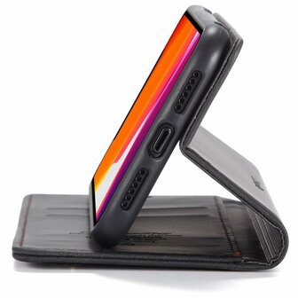 Caseme Retro Wallet Case hoesje voor iPhone 11 - zwart