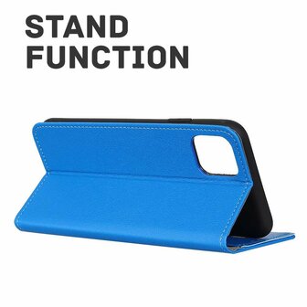 Just in Case Wallet Case hoesje voor iPhone 12 en iPhone 12 Pro - blauw