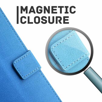 Just in Case Wallet Case hoesje voor iPhone 12 en iPhone 12 Pro - blauw