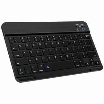 Just in Case Slimline Keyboard Cover QWERTY hoes voor iPad mini 6 - zwart
