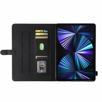 Just in Case Business Book Case hoes voor iPad Air 4 2020 & iPad Air 5 2022 - zwart