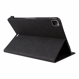 Just in Case Business Book Case hoes voor iPad Air 4 2020 & iPad Air 5 2022 - zwart